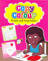Copy Colour Fruits And Vegetables