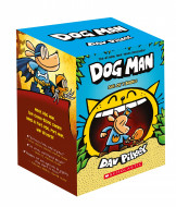 Dog man box of 7 books