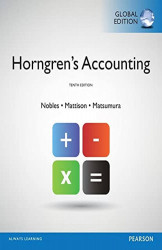 Horngren'S Accounting Tenth Edition