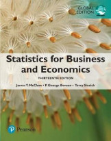 Statistics For Business And Economics Thirteenth Edition