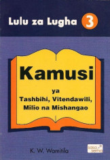 Kamusi Ya Tashbihi, Vitendawili, Milio Na Mishangao